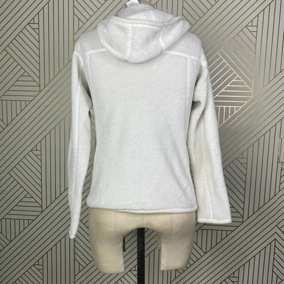 Patagonia Re-Tool Snap-T Fleece Pullover Hoodie Sweatshirt Cream Size US XS - Picture 7 of 12